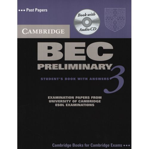 CAMBRIDGE BEC PRELIMINARY 3 - SELF STUDY PACK