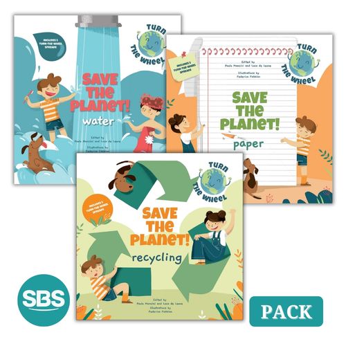 PACK SAVE THE PLANET  RECYCLING + PAPER + WATER - INGLES - 3