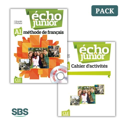 ECHO JUNIOR A1 LIVRE + CAHIER - 2 LIBROS