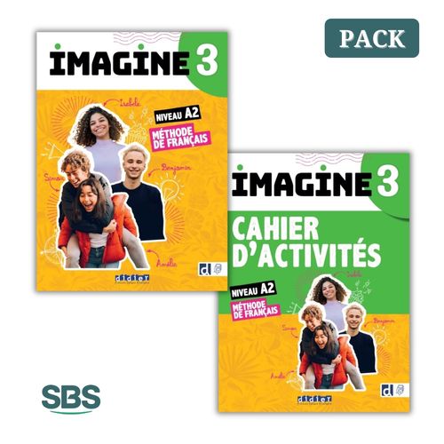 IMAGINE 3 LIVRE + CAHIER - 2 LIBROS