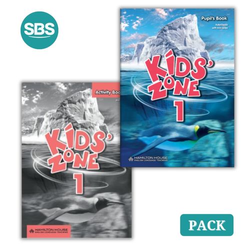 KIDS' ZONE 1 - STUDENT'S BOOK + WORKBOOK - 2 LIBROS
