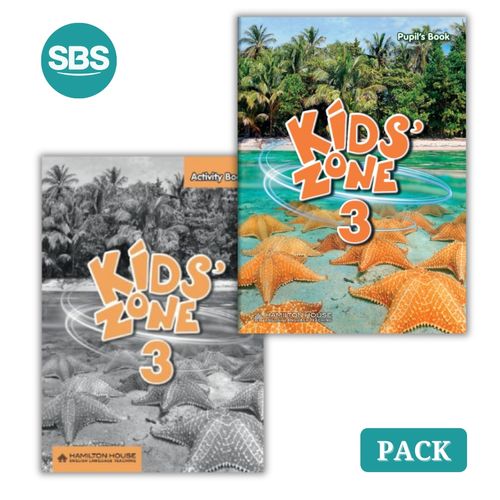KIDS' ZONE 3 - STUDENT'S BOOK + WORKBOOK - 2 LIBROS