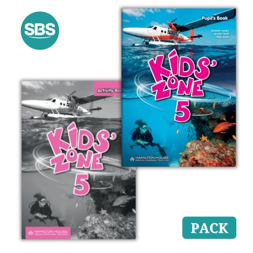 KIDS' ZONE 5 - STUDENT'S BOOK + WORKBOOK - 2 LIBROS
