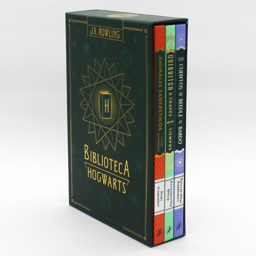 BIBLIOTECA HOGWARTS - INCLUYE ANIMALES FANTASTICOS Y DONDE E