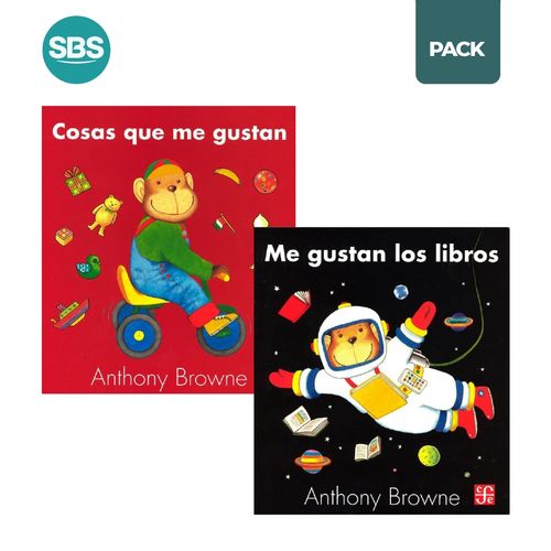 COSAS QUE ME GUSTAN + ME GUSTAN LOS LIBROS - BROWNE - 2 LIBR