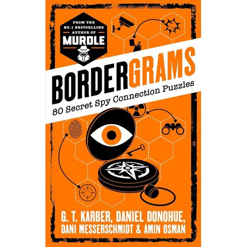 BORDERGRAMS - 80 SECRET SPY CONNECTION PUZZLES