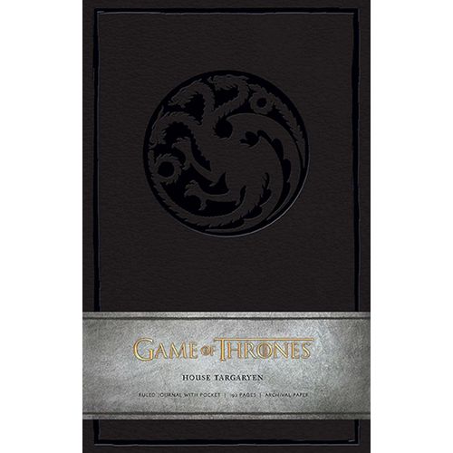 GAME OF THRONES - HOUSE TARGARYEN HARDCOVER RULED JOURNAL
