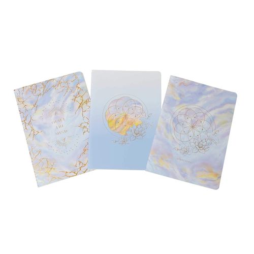 MEDITATION SEWN NOTEBOOK COLLECTION - SET OF 3
