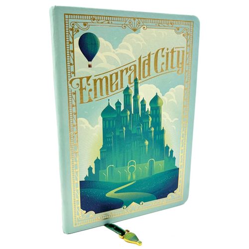 WICKED: EMERALD CITY JOURNAL WITH RIBBON CHARM