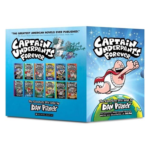 CAPTAIN UNDERPANTS FOREVER - CAPTAIN UNDERPANTS 1-12 FULL-CO