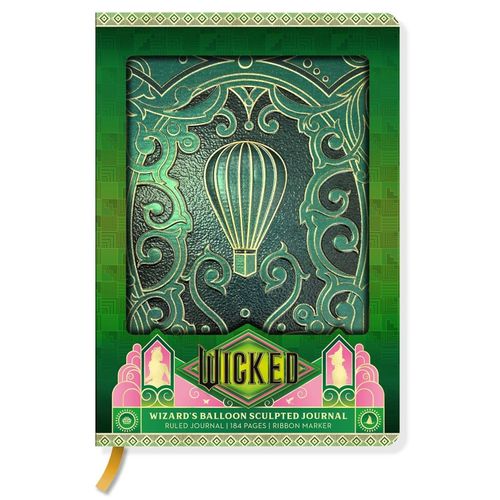 WICKED: WIZARD'S BALLOON SCULPTED JOURNAL