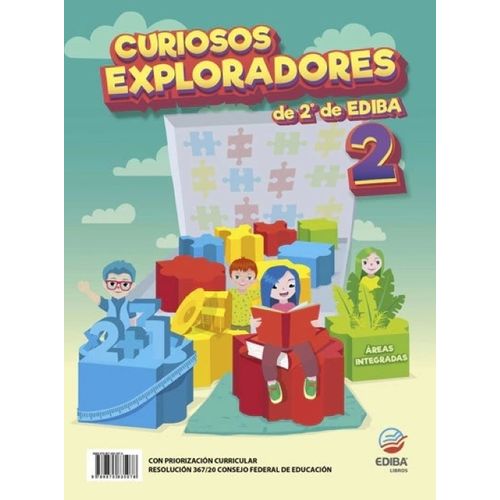 CURIOSOS EXPLORADORES DE 2º DE EDIBA - LIBRO + CUADERNO DE A