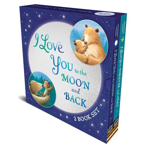 I LOVE YOU TO THE MOON AND BACK - 2 BOOKS SET - A. HEPWORTH