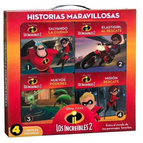 HISTORIAS MARAVILLOSAS - LOS INCREIBLES 2 (ESTUCHE CON MANIJ