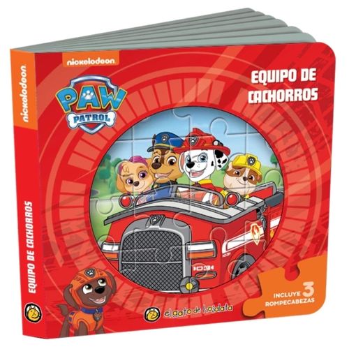 EQUIPO DE CACHORROS PAW PATROL - CUENTOS PARA ARMAR Y JUGAR