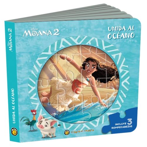UNIDA AL OCEANO - MOANA 2 - CUENTOS PARA ARMAR Y JUGAR
