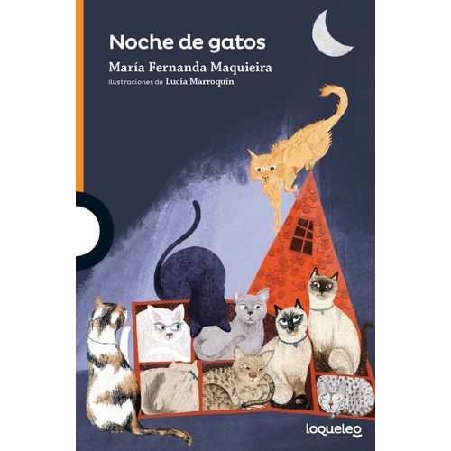 NOCHE DE GATOS - LOQUELEO NARANJA