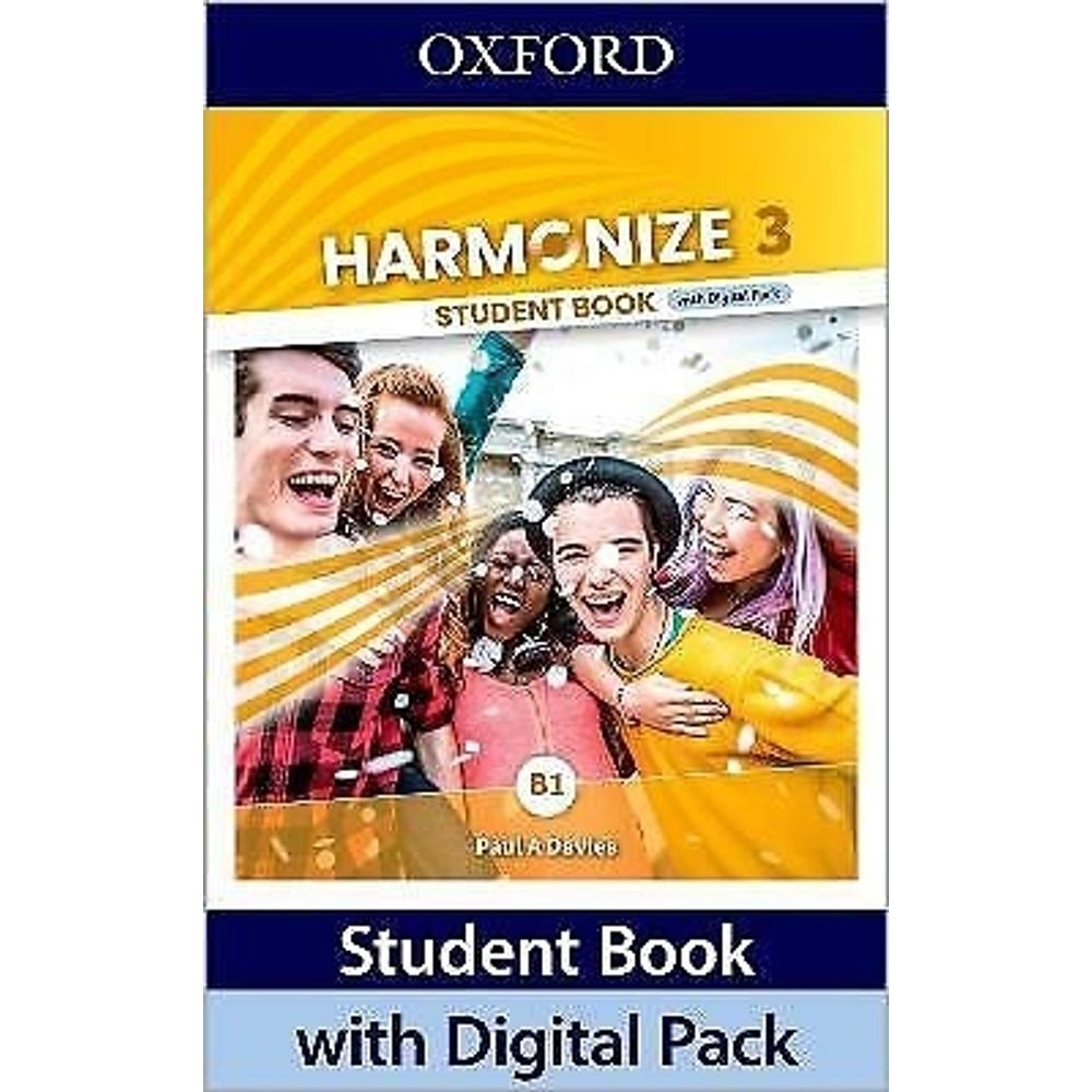 HARMONIZE 3 STUDENT'S BOOK WITH DIGITAL PACK PAUL A. DAV SBS