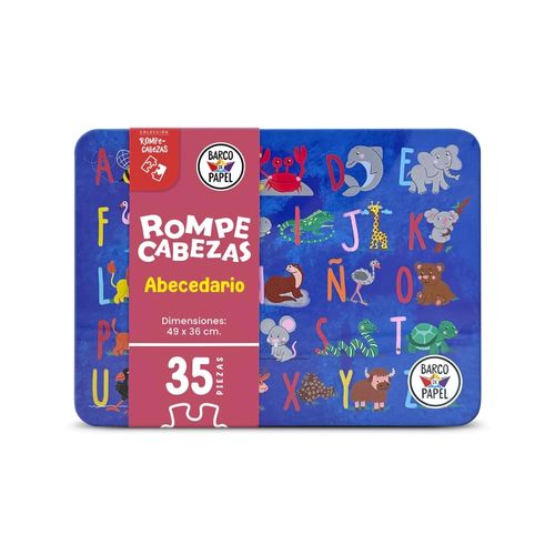 ROMPECABEZAS ABECEDARIO - 35 PIEZAS - LATA