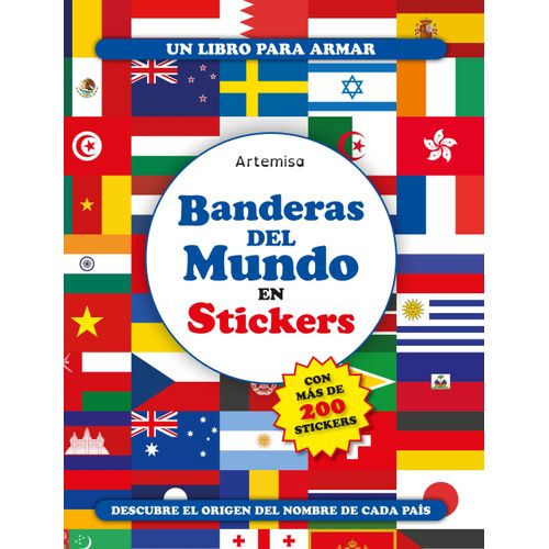 BANDERAS DEL MUNDO EN STICKERS - CON MAS DE 200 STICKERS