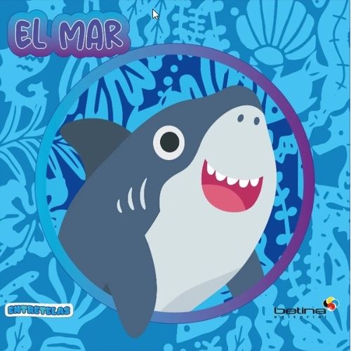 ENTRETELAS - EL MAR - LIBRO DE TELA CON SONAJERO
