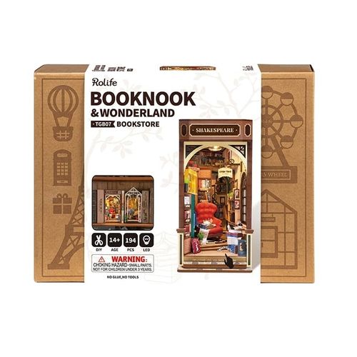 BOOKSTORE - BOOK NOOK & WONDERLAND SHELF INSERT KIT