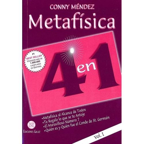 LIBRO METAFISICA 4 EN 1 VOL I - CONNY MENDEZ