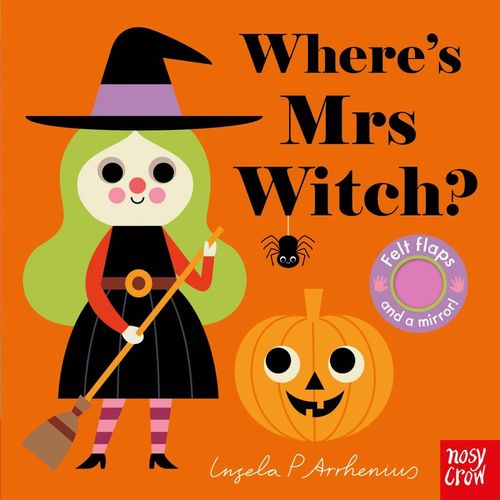 WHERE'S MRS WITCH? - FELT FLAPS - BOARD BOOK