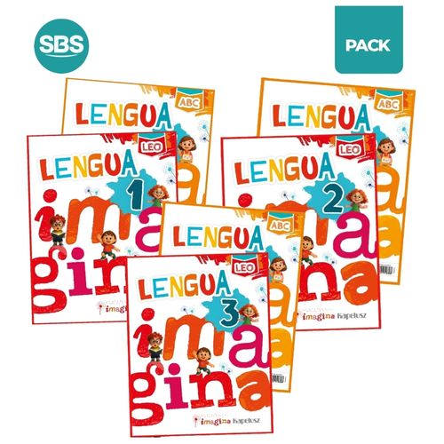 PRACTICAS DEL LENGUAJE IMAGINA 1 AL 3 - 3 LIBROS