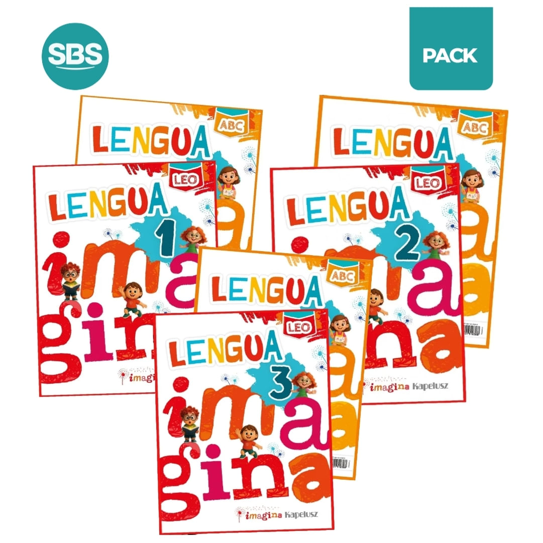 PRACTICAS DEL LENGUAJE IMAGINA 1 AL 3 - 3 LIBROS