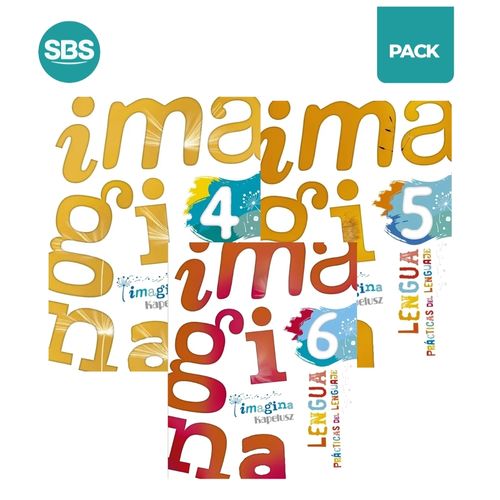 PRACTICAS DEL LENGUAJE IMAGINA 4 AL 6 - 3 LIBROS