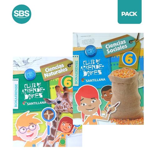 CLUB DE APRENDEDORES 6 BONAERENSE - SOCIALES + NATURALES - 2