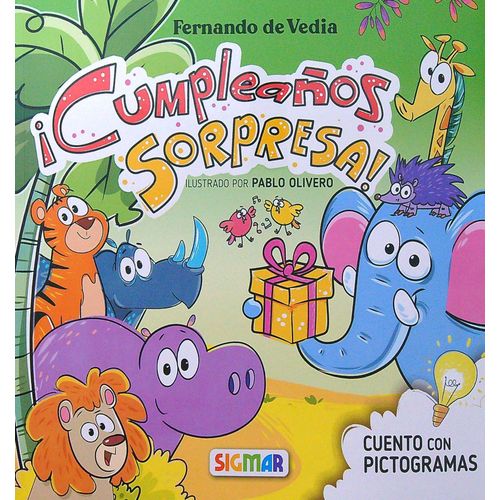 CUMPLEAÑOS SORPRESA - PICTOCUENTOS - MAYUSCULA