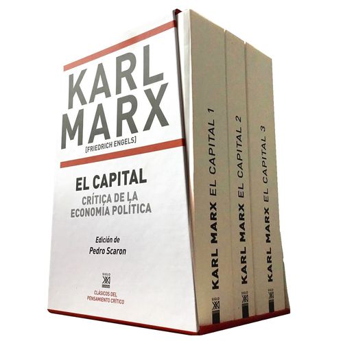 EL CAPITAL - OBRA COMPLETA - 3 LIBROS + ESTUCHE - KARL MARX
