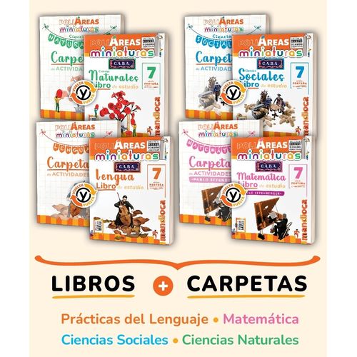 POLIAREAS MINIATURAS 7 CABA - 4 TOMOS