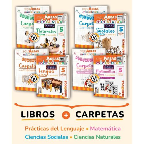 POLIAREAS MINIATURAS 5 CABA - 4 TOMOS