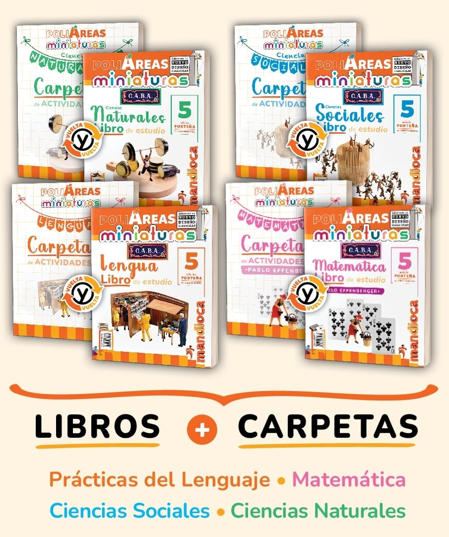 POLIAREAS MINIATURAS 5 CABA - 4 TOMOS