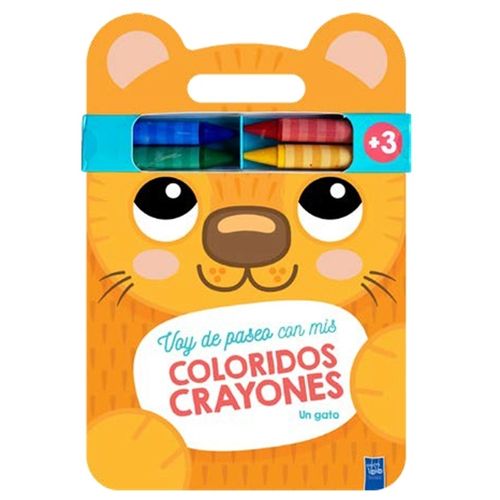 UN GATO - VOY DE PASEO CON MIS COLORIDOS CRAYONES UN GATO - VOY DE PASEO CON MIS COLORIDOS CRAYONES