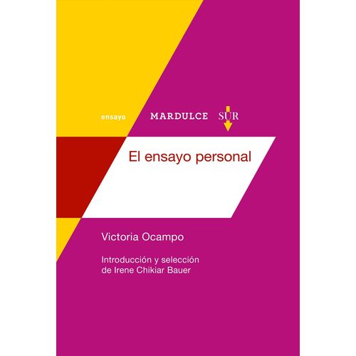 EL ENSAYO PERSONAL - VICTORIA OCAMPO