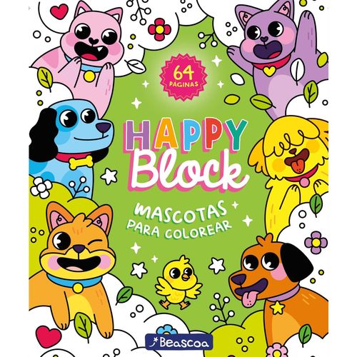 BLOCK PARA COLOREAR - MASCOTAS BLOCK PARA COLOREAR - MASCOTAS