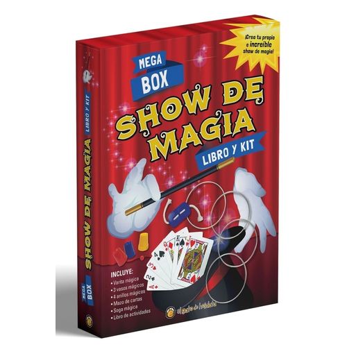 SHOW DE MAGIA - MEGA BOX - LIBRO + KIT SHOW DE MAGIA - MEGA BOX - LIBRO + KIT