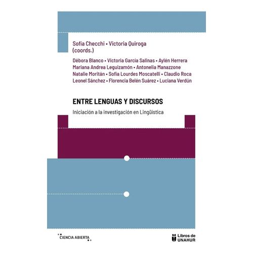 ENTRE LENGUAS Y DISCURSOS - INICIACION A LA INVESTIGACION EN