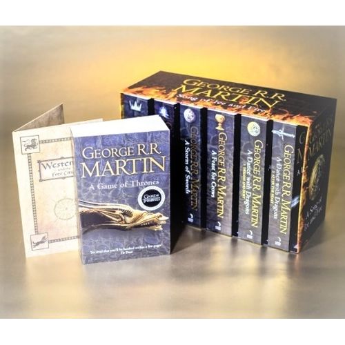 A GAME OF THRONES - (BOX OF 7 BOOKS) - GEORGE R.R. MARTIN