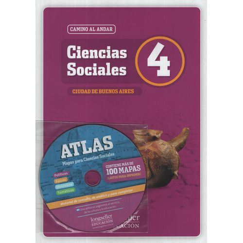 CIENCIAS SOCIALES 4 CABA + ATLAS - CAMINO AL ANDAR