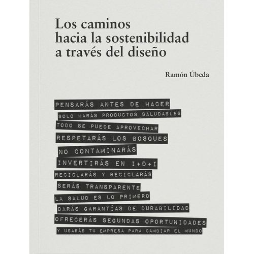 LOS CAMINOS HACIA LA SOSTENIBILIDAD A TRAVES DEL DISEÑO