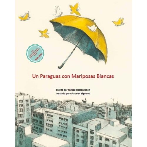 LIBRO UN PARAGUAS CON MARIPOSAS BLANCAS