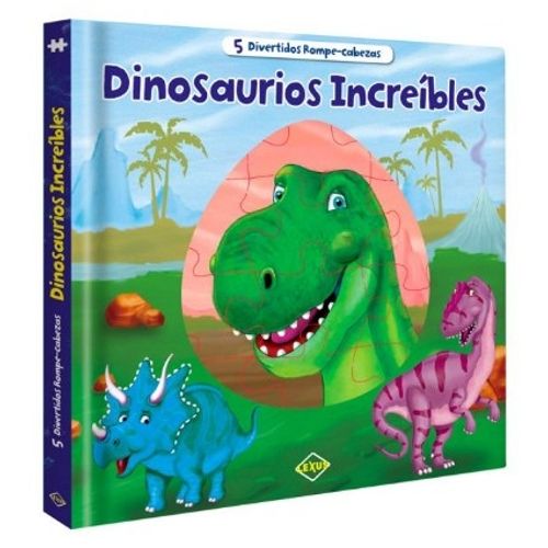 DINOSAURIOS INCREIBLES - 5 ROMPECABEZAS
