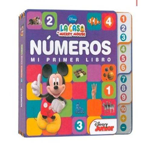 NUMEROS. MI PRIMER LIBRO - LA CASA DE MICKEY MOUSE