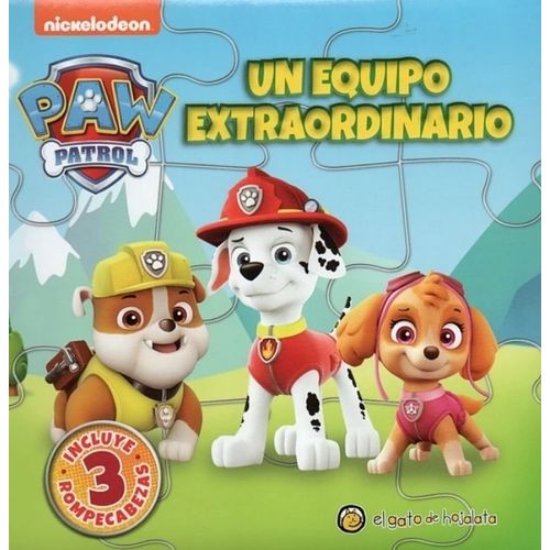 UN EQUIPO EXTRAORDINARIO - PAW PATROL - 3 ROMPECABEZAS UN EQUIPO EXTRAORDINARIO - PAW PATROL - 3 ROMPECABEZAS