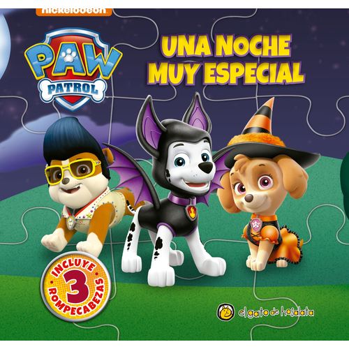 UNA NOCHE MUY ESPECIAL - PAW PATROL - 3 ROMPECABEZAS - CARTO